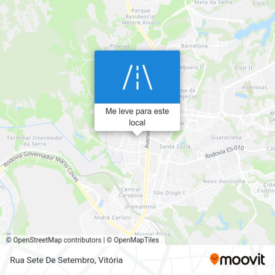 Rua Sete De Setembro mapa