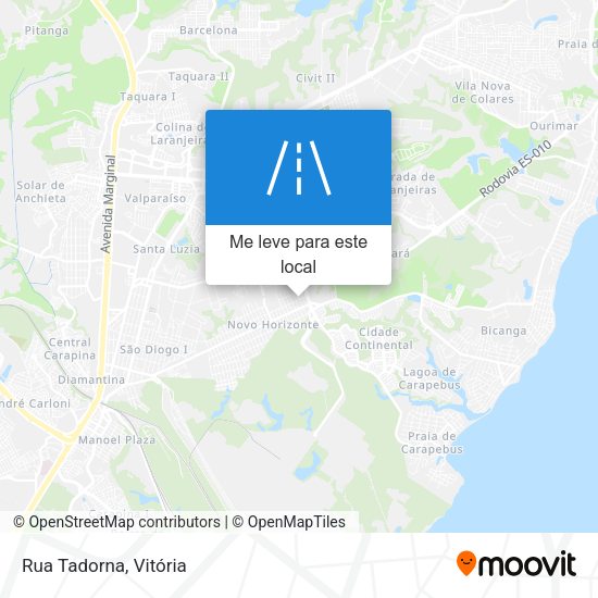 Rua Tadorna mapa