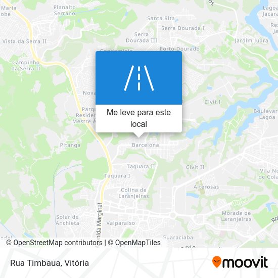 Rua Timbaua mapa