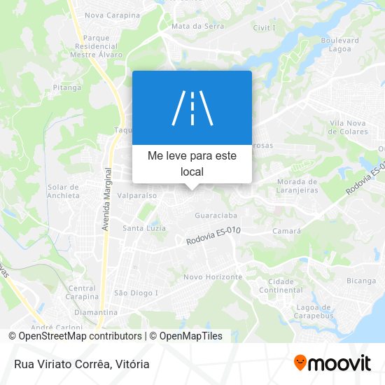 Rua Viriato Corrêa mapa