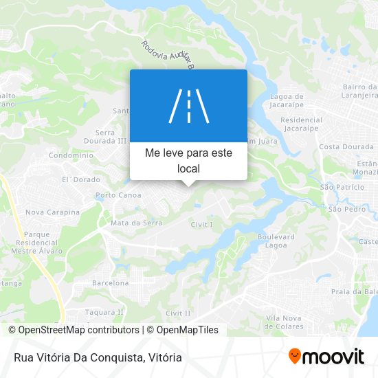 Rua Vitória Da Conquista mapa