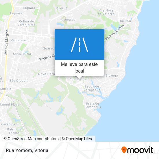 Rua Yemem mapa