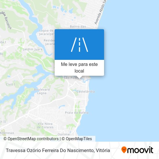 Travessa Ozório Ferreira Do Nascimento mapa