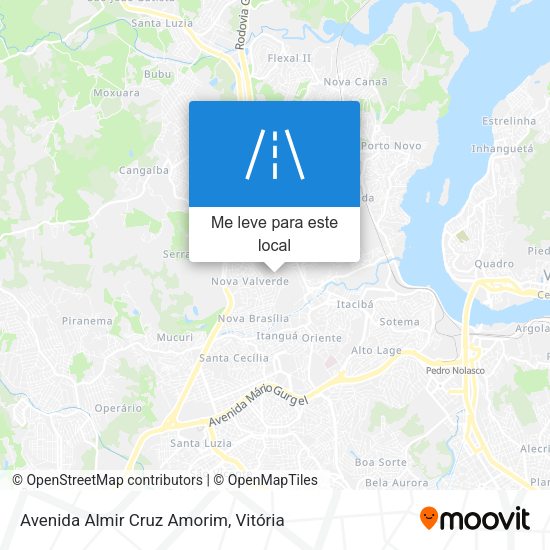 Avenida Almir Cruz Amorim mapa
