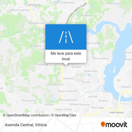 Avenida Central mapa