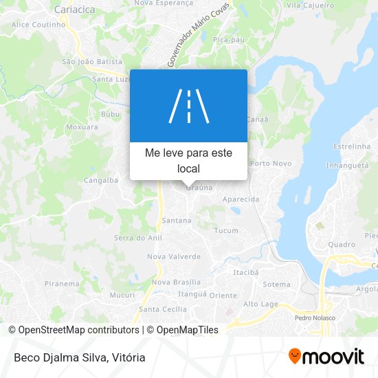Beco Djalma Silva mapa