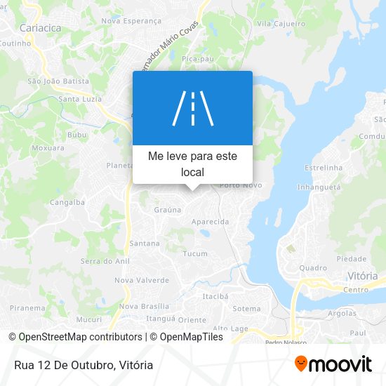 Rua 12 De Outubro mapa