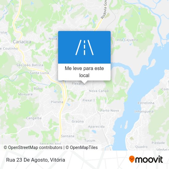 Rua 23 De Agosto mapa