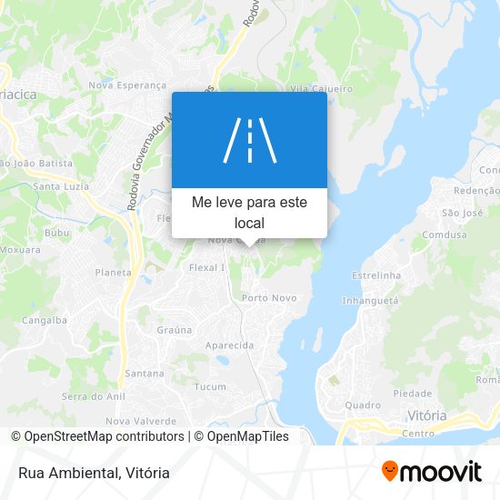 Rua Ambiental mapa