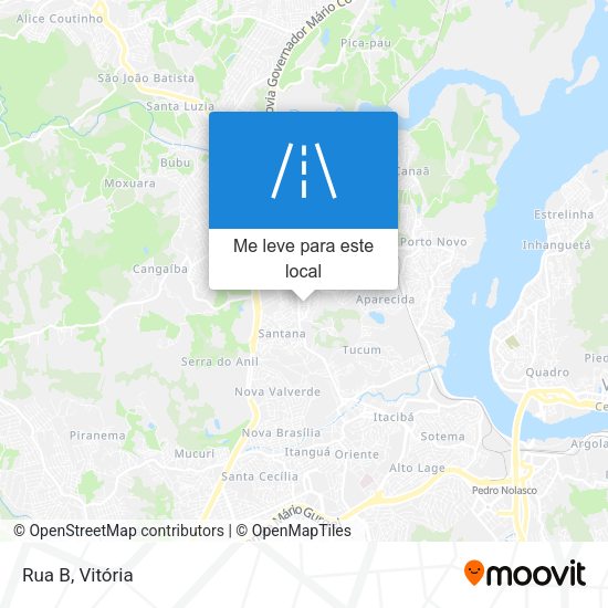 Rua B mapa
