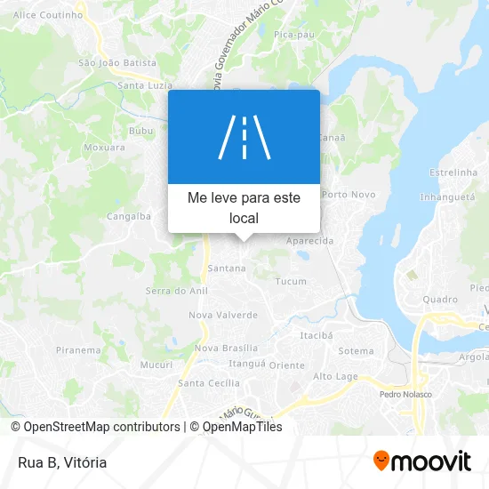Rua B mapa