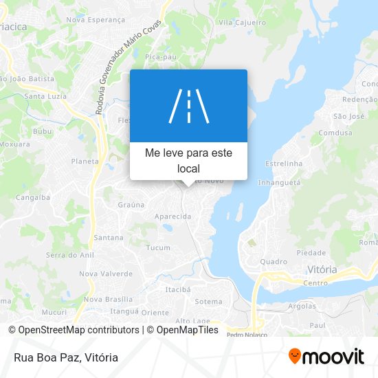 Rua Boa Paz mapa