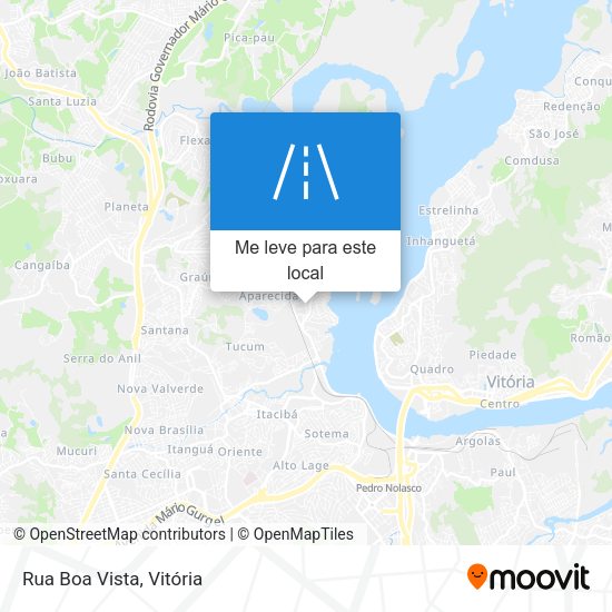 Rua Boa Vista mapa