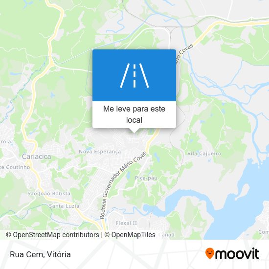 Rua Cem mapa