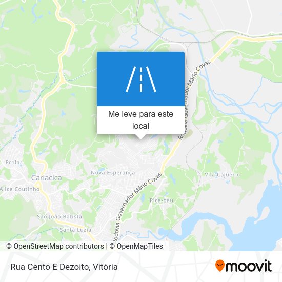 Rua Cento E Dezoito mapa