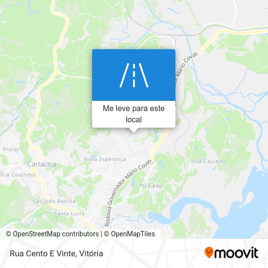Rua Cento E Vinte mapa