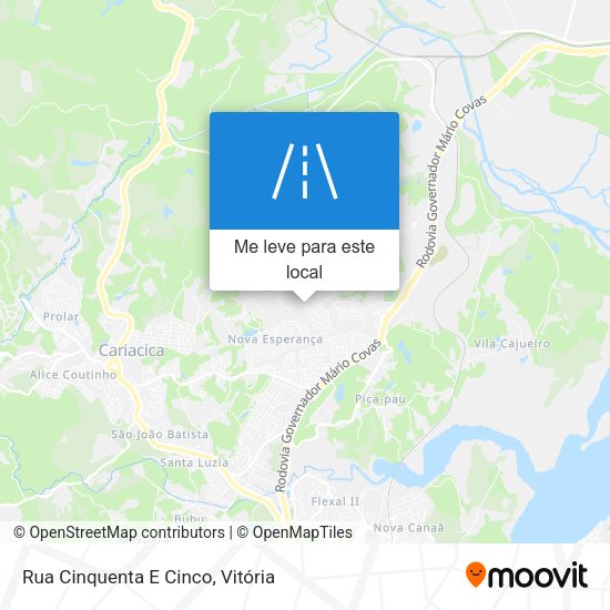 Rua Cinquenta E Cinco mapa