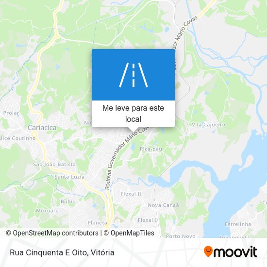 Rua Cinquenta E Oito mapa