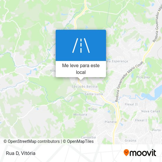 Rua D mapa