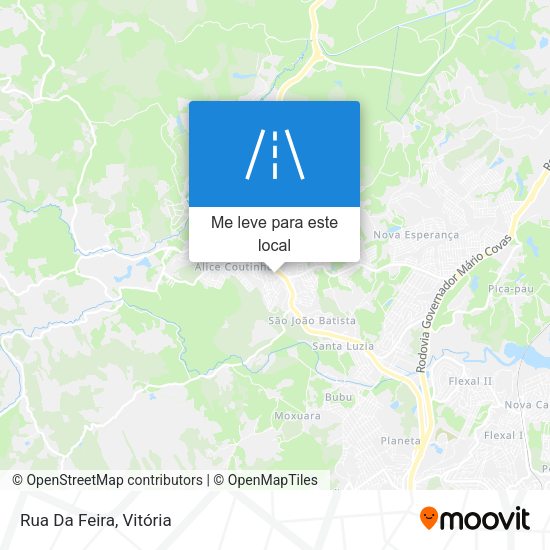 Rua Da Feira mapa