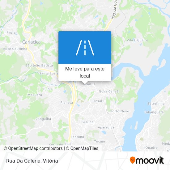 Rua Da Galeria mapa