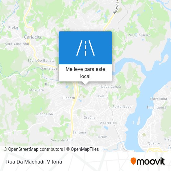 Rua Da Machadi mapa