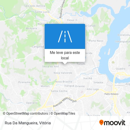 Rua Da Mangueira mapa