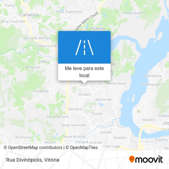 Rua Divinópolis mapa