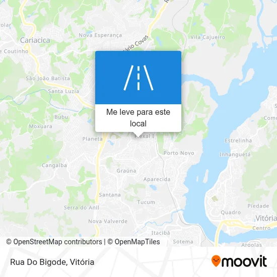 Rua Do Bigode mapa