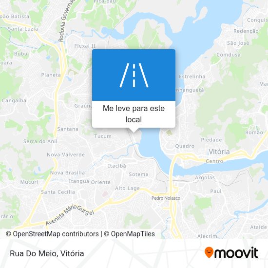 Rua Do Meio mapa
