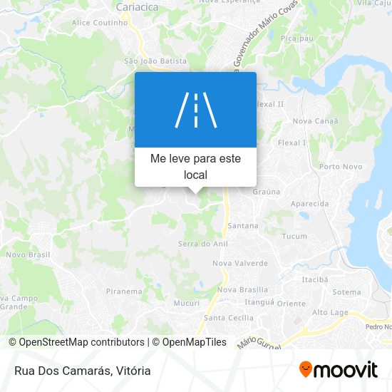 Rua Dos Camarás mapa