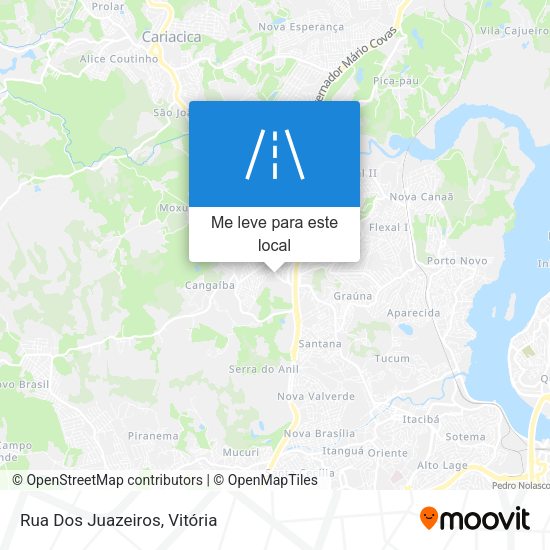 Rua Dos Juazeiros mapa