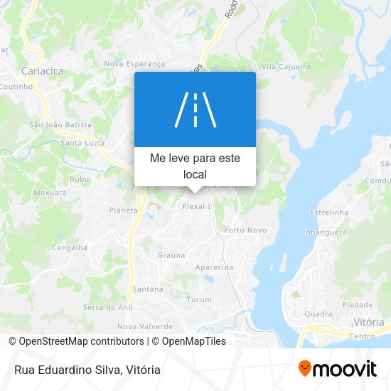 Rua Eduardino Silva mapa