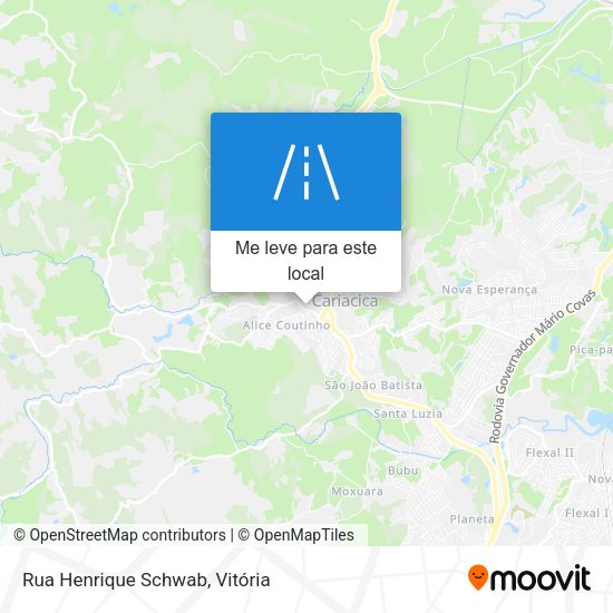 Rua Henrique Schwab mapa