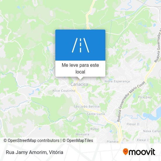 Rua Jamy Amorim mapa