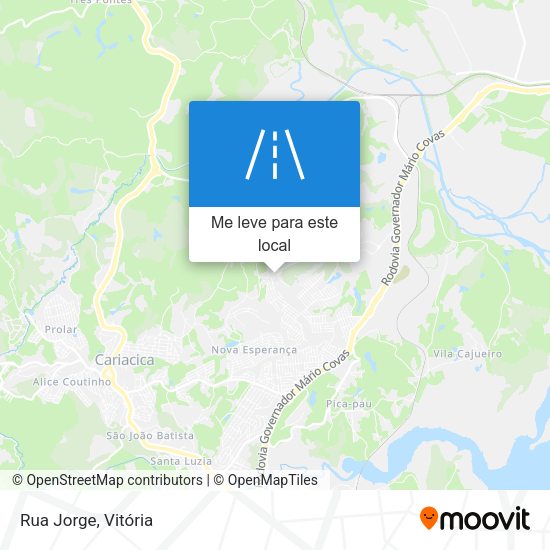 Rua Jorge mapa