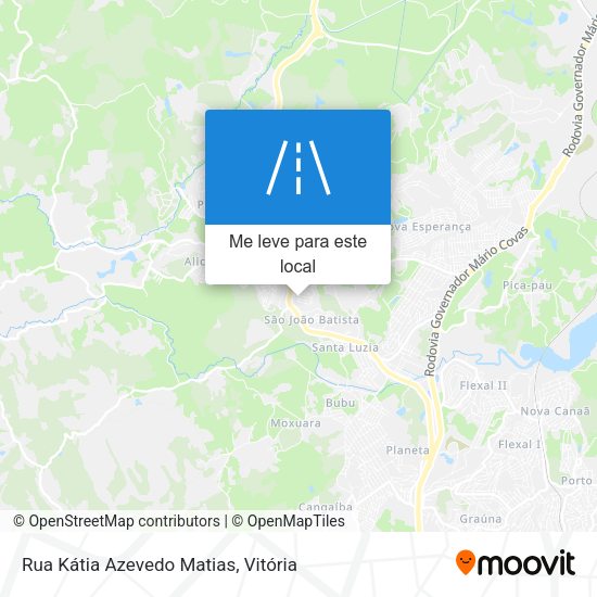 Rua Kátia Azevedo Matias mapa