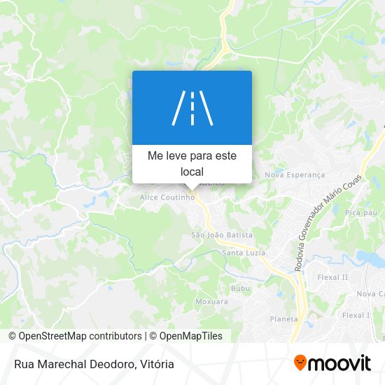 Rua Marechal Deodoro mapa