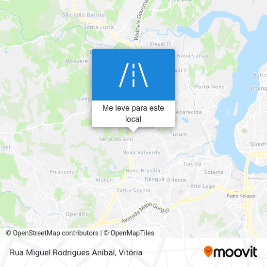 Rua Miguel Rodrigues Aníbal mapa