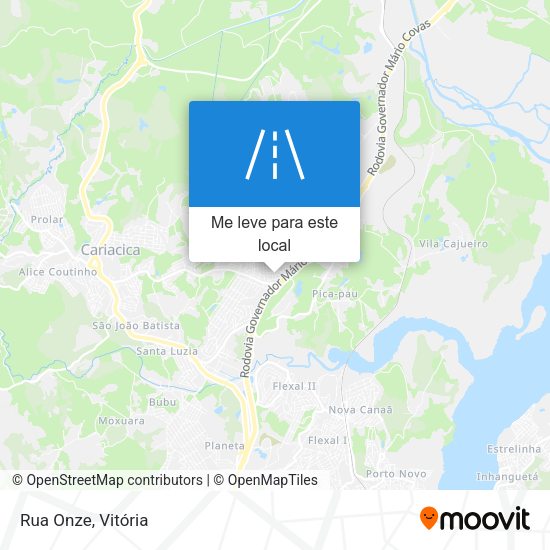 Rua Onze mapa
