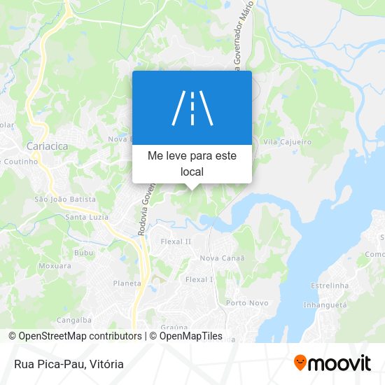 Rua Pica-Pau mapa