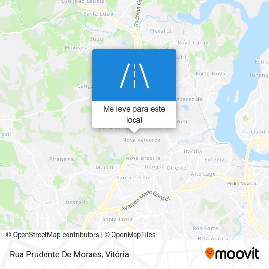 Rua Prudente De Moraes mapa