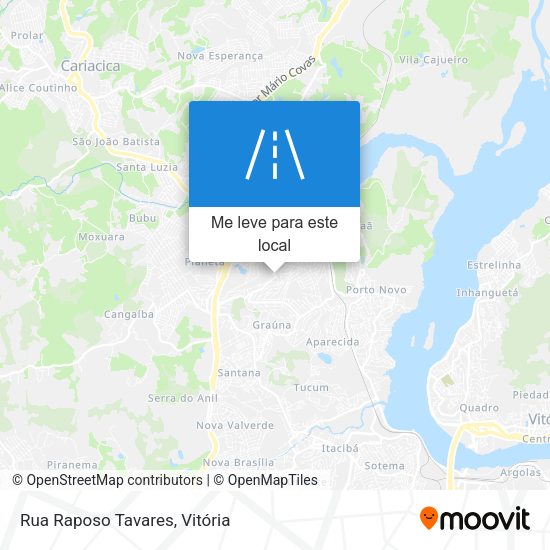 Rua Raposo Tavares mapa