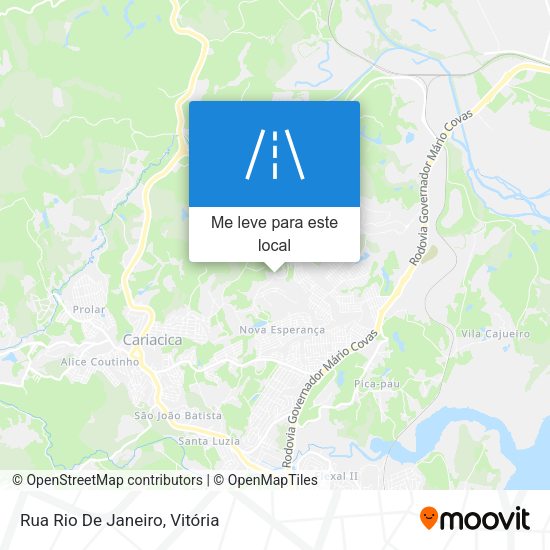 Rua Rio De Janeiro mapa