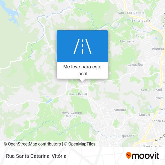 Rua Santa Catarina mapa