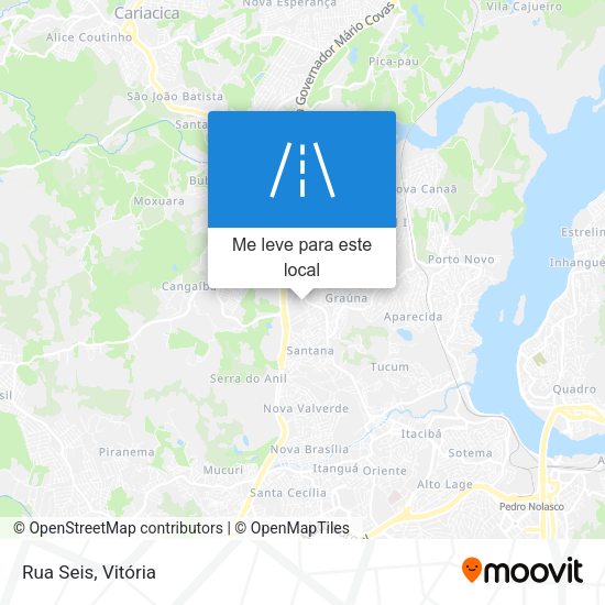 Rua Seis mapa