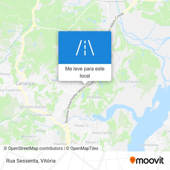 Rua Sessenta mapa