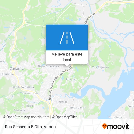 Rua Sessenta E Oito mapa