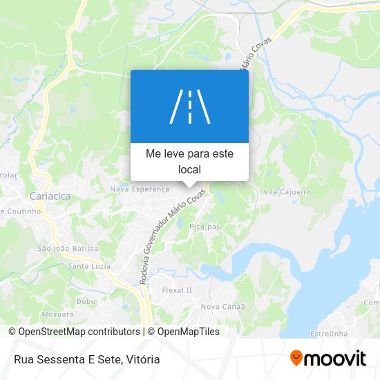Rua Sessenta E Sete mapa