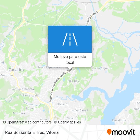 Rua Sessenta E Três mapa